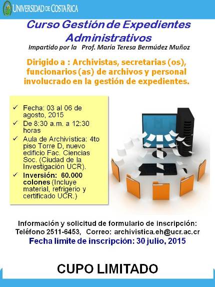Se impartirá del 3 al 6 de agosto, de 8:30 a. m. a 12:30 p. m.,en el Laboratorio de …
