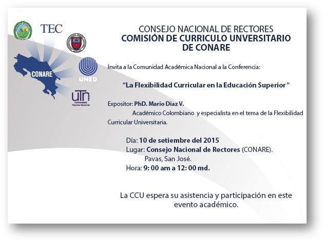  Dr. Mario Díaz V., académico colombiano, especialista en Flexibilidad Curricular 