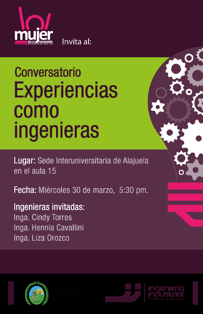  Ingenieras Invitadas: Inga. Cindy Torres, Ingeniera Química  Inga. Hennia Cavallini, Ingeniera …