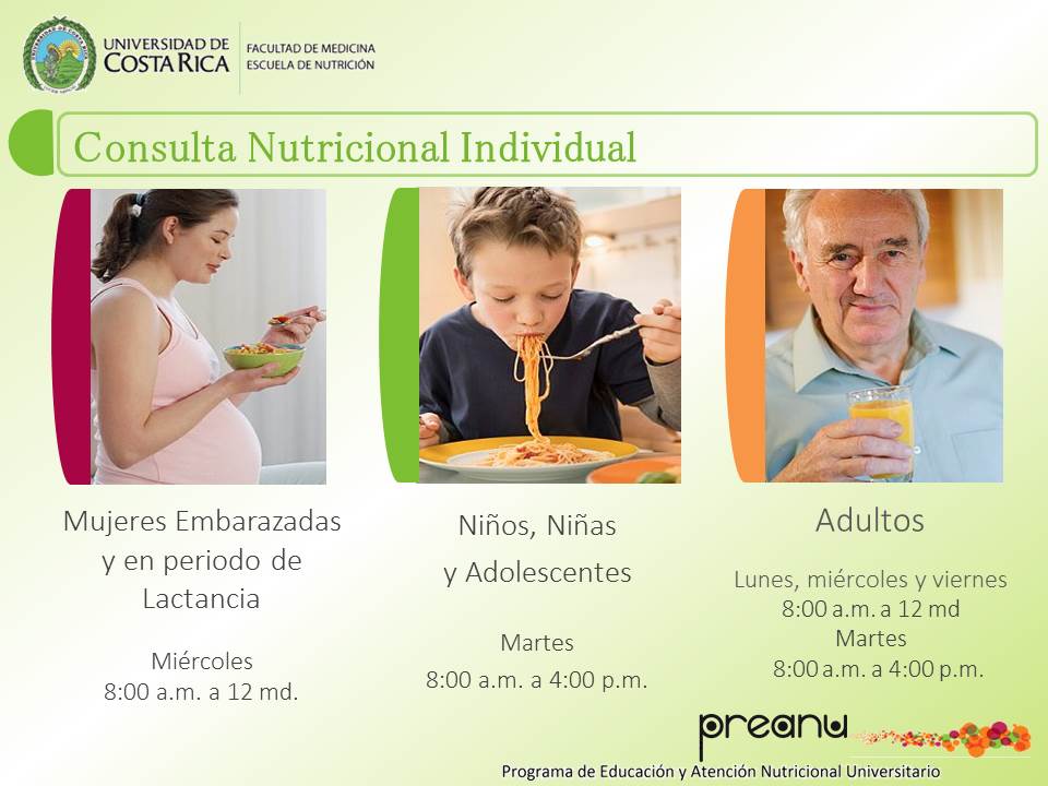  Mujeres embarazadas y en período de lactancia: Miércoles de 8:00 a. m. a 12:00 m. Niños y …