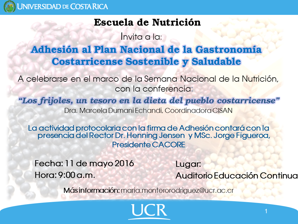    Firma de Adhesión al Plan Nacional de Gastronomía Sostenible y Saludable Conferencia “Los …