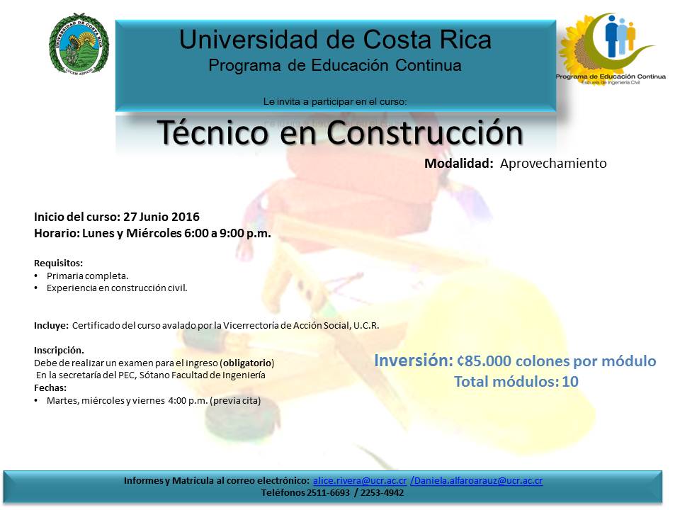 El curso consiste de 10 módulosRequisito: realizar prueba de admisión (no tienecosto), …