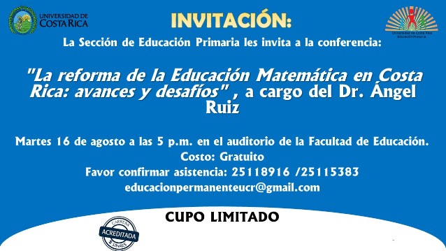  Confirmar Asistencia:  2511-8916 / 2511- 5383 