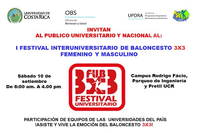  Participan  equipos de baloncesto 3x3 de las distintas universidades públicas y privadas del …