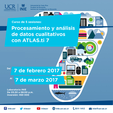  Duración: del 7 de febrero al 7 de marzo (únicamente martes) en el Laboratorio del INIE, Ciudad …