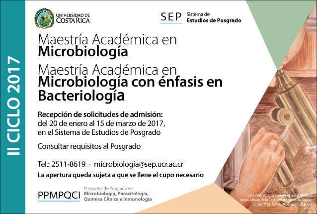   Maestría Académica en Microbiología Maestría Académica en Microbiología con énfasis en …