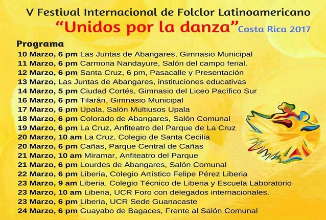  10 marzo, 6:00 p. m. Las Juntas de Ababngares, Gimnasio  Municipal / 11 marzo, 6:00 p. m. …