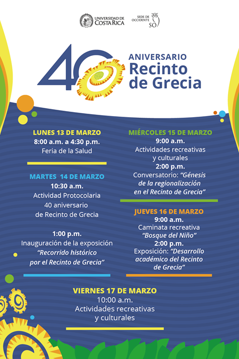  Lunes 13 de marzo, de 8:00 a. m. a 4:30 p. m. Feria de la Salud. Martes 14 de marzo, 10:30 a. m. …