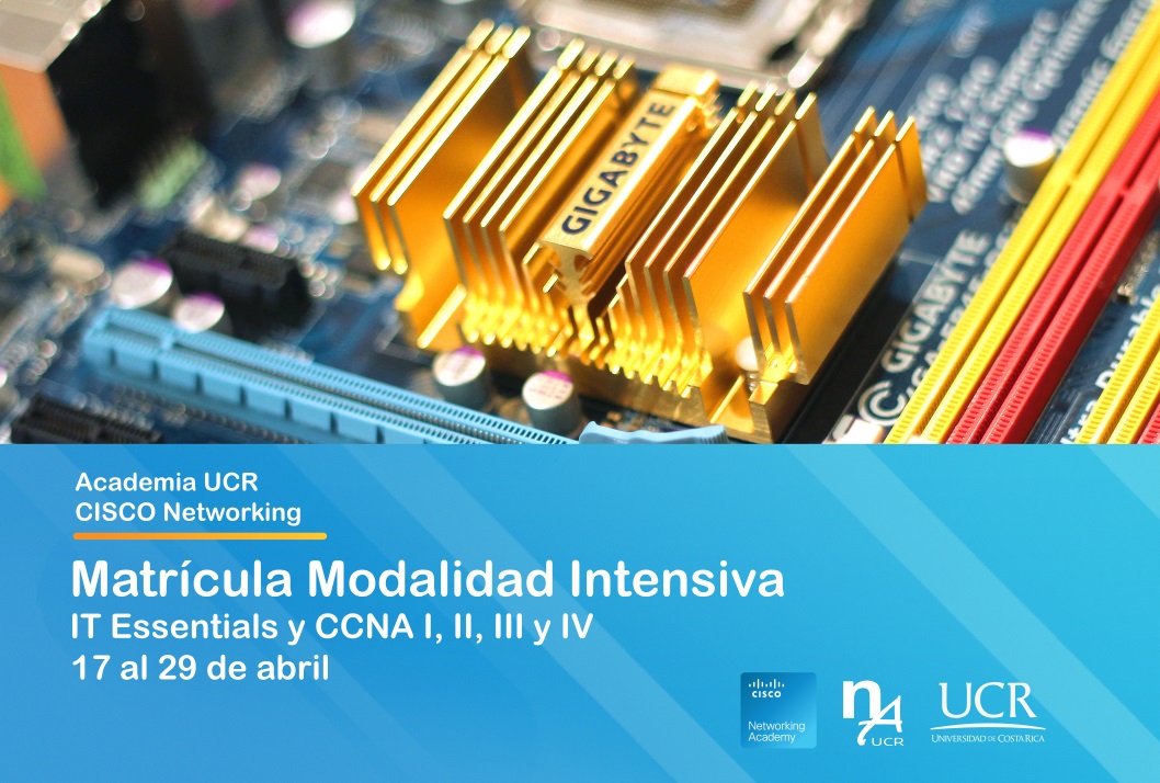  Cursos:  It Essentials y los 4 módulos de CCNA   