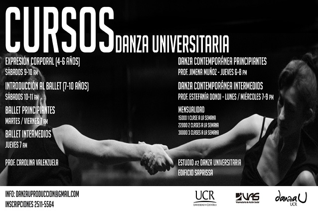 Expresión corporal (4-6 años): sábados, de 9:00 a 10:00 a. m. Introducción al ballet (7-10 …