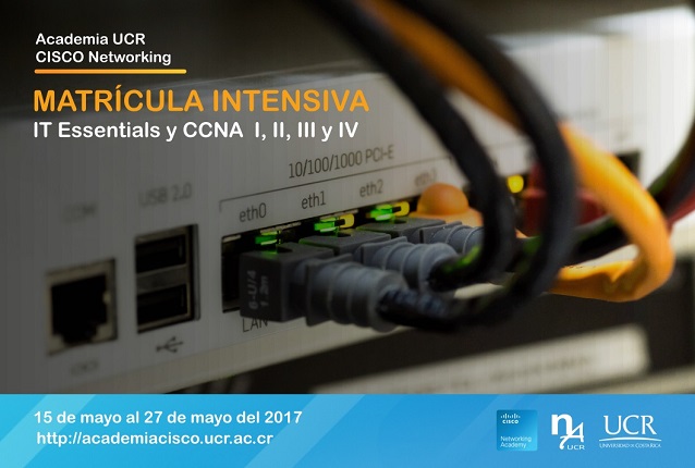  Cursos: It Essentials y CCNA (I, II, III y IV) Matrícula: del 22 al 27 de mayo Inicio de clases: …