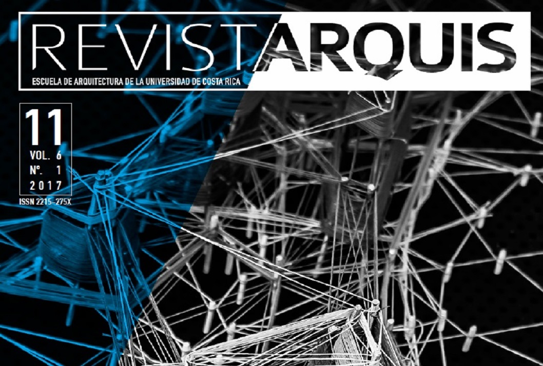  REVISTARQUIS, Revista de la Escuela de Arquitectura, se complace en comunicar la publicación de …