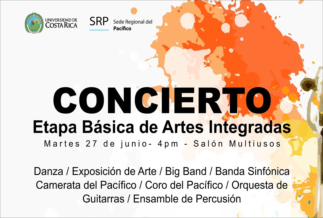  Se presenta: Danza, Exposición de obras, la Big Band, Banda Sinfónica, Camerata del Pacífico, …