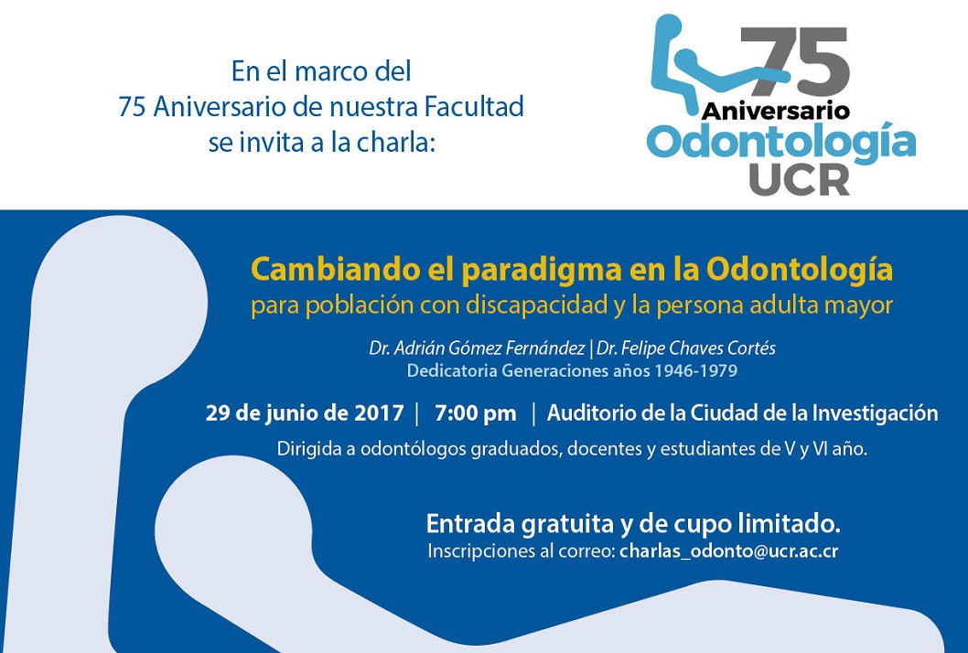  Inscribirse al correo: charlas_odonto@ucr.ac.cr 