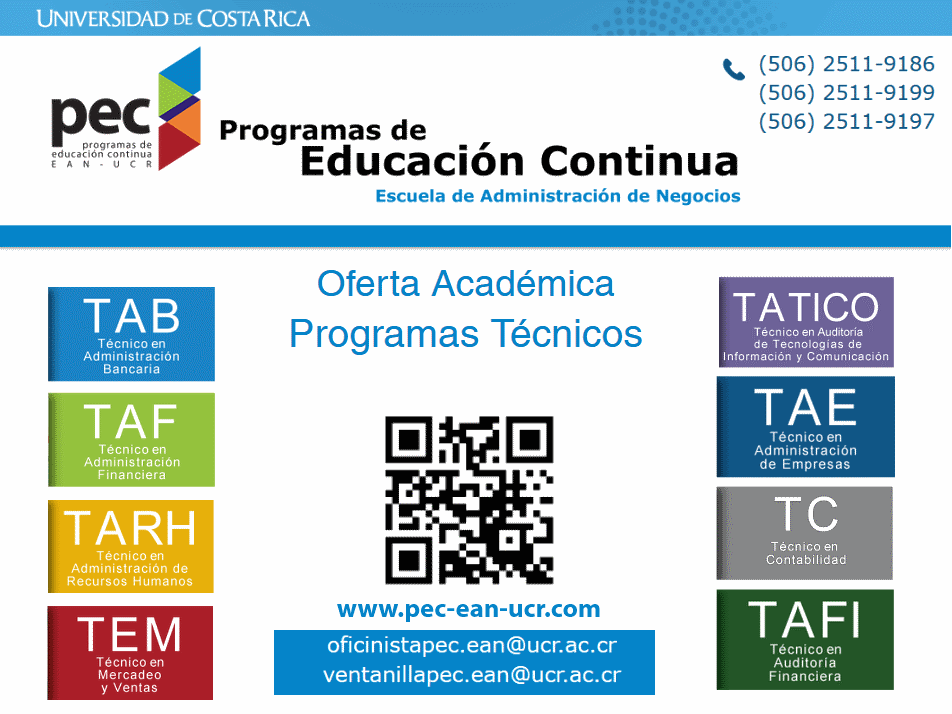  Cursos técnicos.  Más detalles en nuestra página web. 