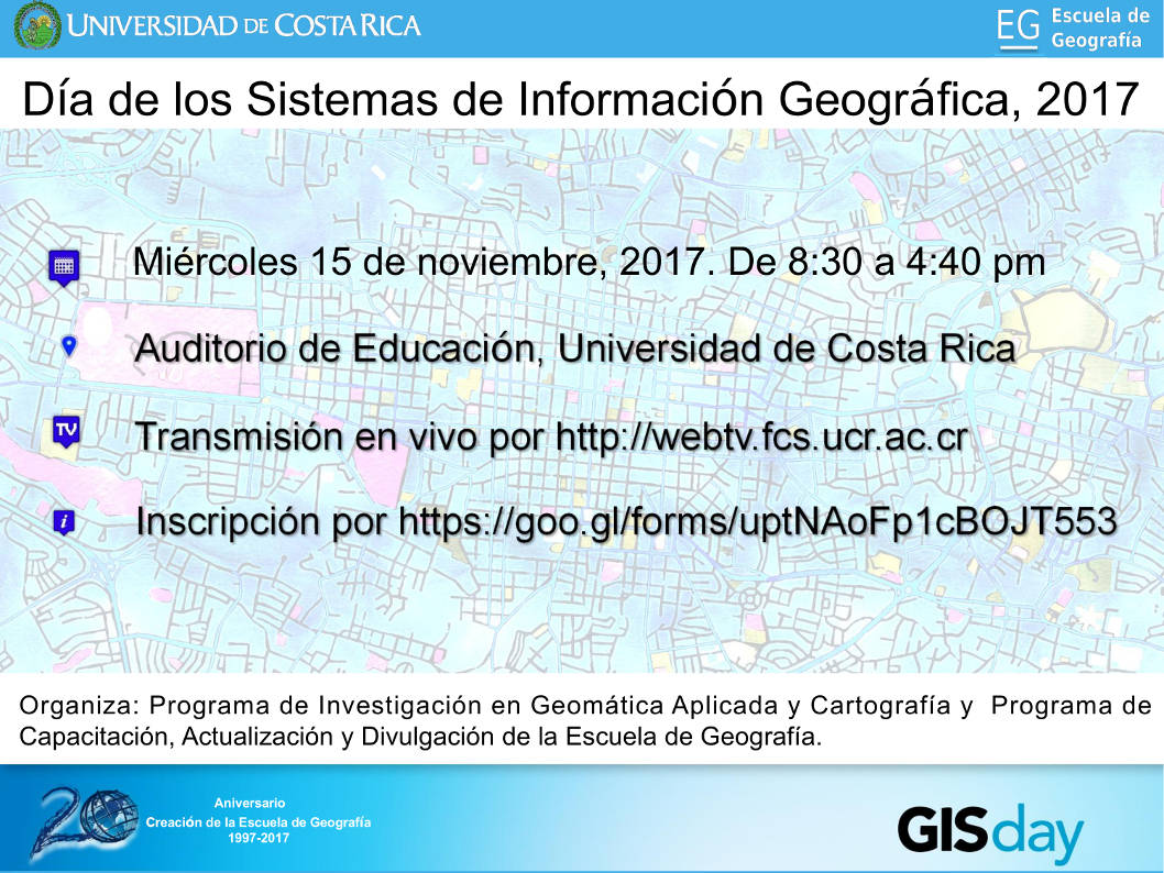  Fecha de la actividad:  Miércoles 15 de noviembre, de 8:30 a. m. a  4:30 p. m.  