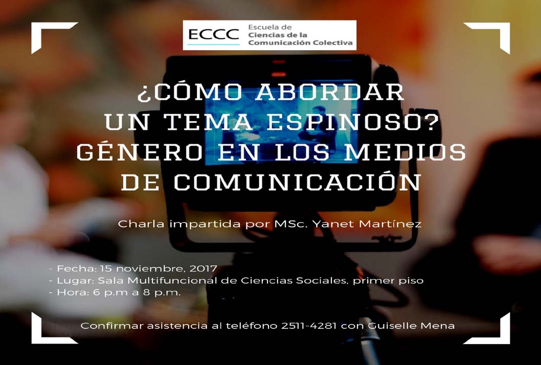  Confirmar asistencia al correo eccc@ucr.ac.cr o al tel.: 2511-4281 