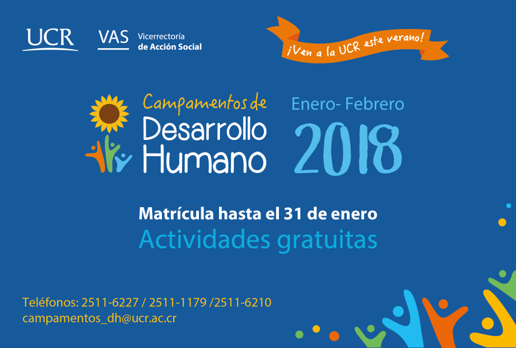  Se amplía la fecha de matrícula para participar en los Campamentos de Desarrollo Humano, en la …