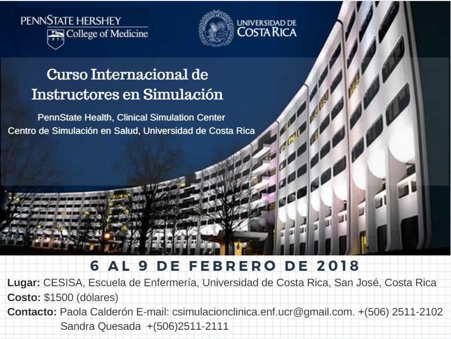  Duración: 6 al 9 de febrero en la Escuela de Enfermería   