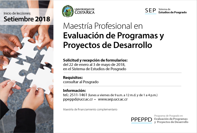  Maestría Profesional en Evaluación de Programas y Proyectos de Desarrollo Inicio de lecciones: …