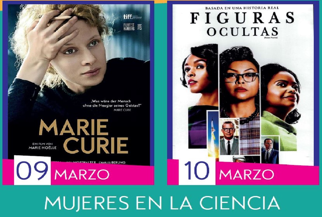  Viernes 9 de marzo,  6:30 p. m. Película:  Marie Curie. (2016.  Francia.  Drama) Sábado 10 de …