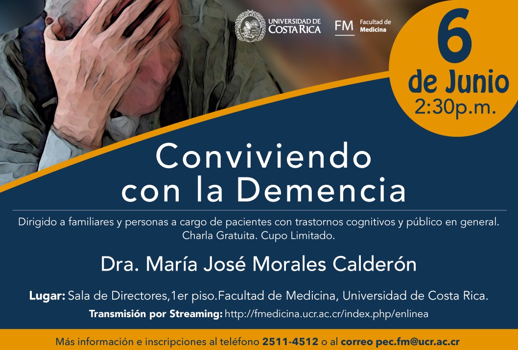  Fecha de la charla: 6 de junio, 2:30 p. m., Sala de Directores, 1er. piso, Facultad de Medicina  