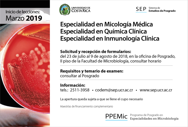  Especialidad en Micología Médica Especialidad en Química Clínica Especialidad en Inmunología …