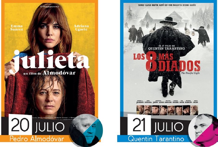  Viernes 20 de julio.  Película:  Julieta.  Director: Pedro Almodóvar. (2015. España.  Drama) …