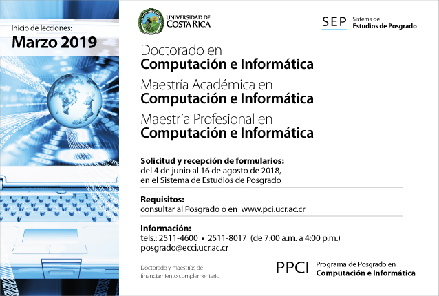  Doctorado en Computación e Informática Maestría Académica en Computación e Informática Maestría …
