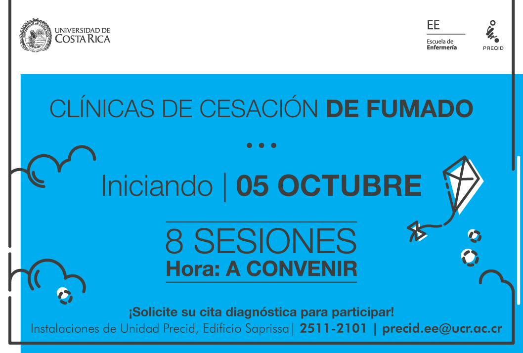  Para participar en las Clínicas de Cesación de Fumado, se debe realizar una cita de diagnóstico …