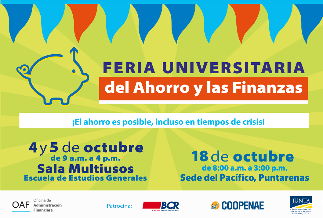  *La Feria en la Sede del Pacífico será reprogramada más detalles próximamente. 