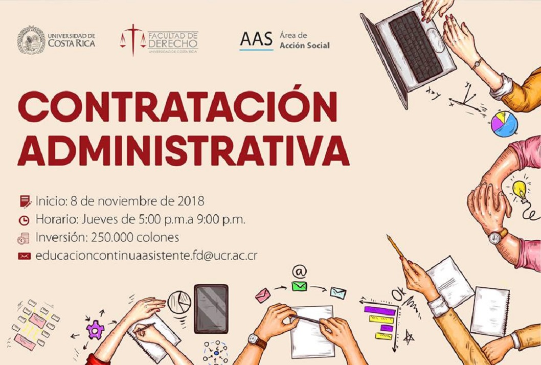  Los jueves, del 8 noviembre 2018 al 28 de marzo de 2019, de 5:00 a 8:50 p. m. 