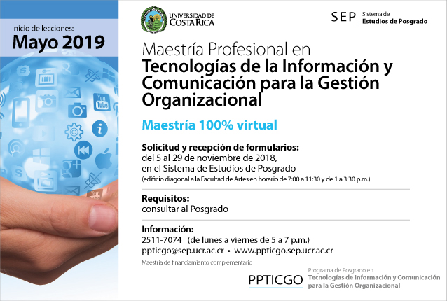  Maestría Profesional en Tecnologías de la Información y Comunicación para la Gestión …