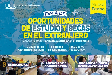  Conozca la oferta y anímese a estudiar en el extranjero.  Participarán embajadas, agencias de …