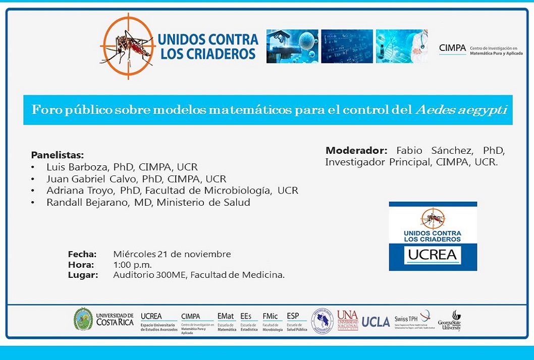  PhD. Luis Barboza Chinchilla, CIMPA PhD. Juan Gabriel Calvo Alpízar, CIMPA PhD. Adriana Troyo …