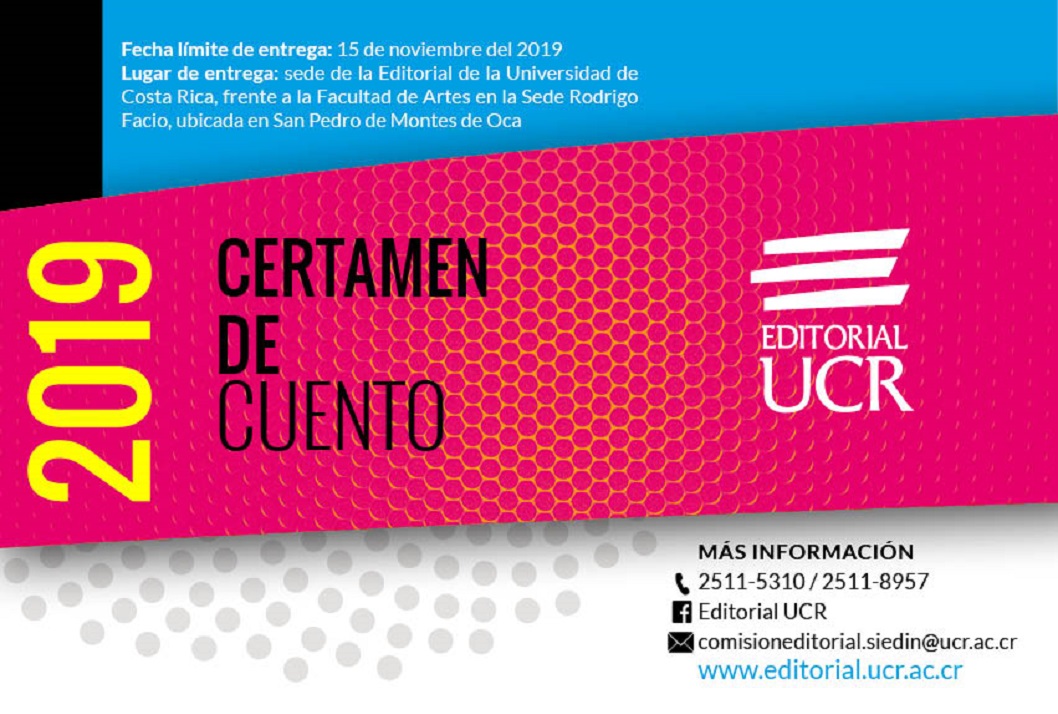  La Editorial UCR invita  a la comunidad universitaria a participar de los certámenes de Cuento, …