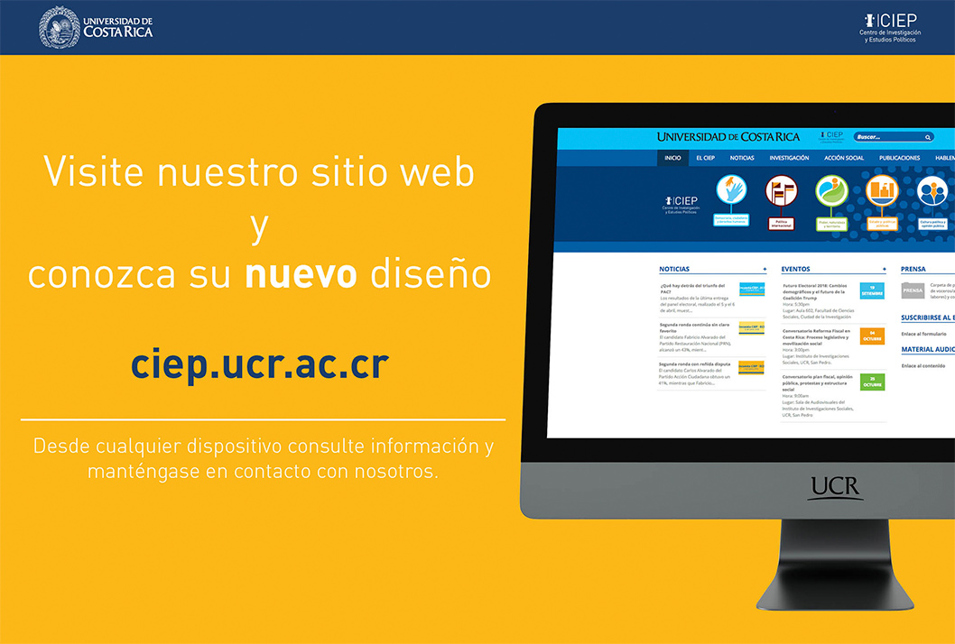  El Centro de Investigación y Estudios Políticos (CIEP) invita a visitar su sitio web renovado y …