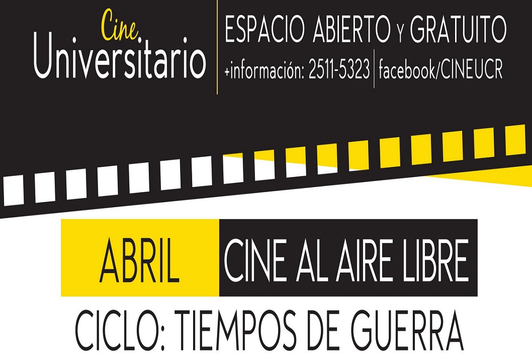  Miércoles 3 de abril, 11:00 a. m.,  auditorio de la Facultad de Ciencias Económicas. Película: …