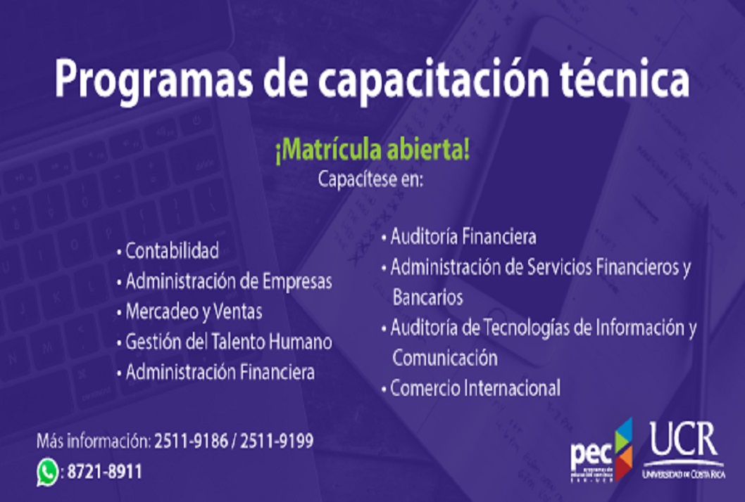  Técnico en Administración Financiera: inicio: 30 de marzo / Técnico en Auditoría de Tecnologías …