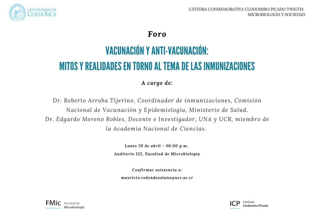  Confirmar asistencia al correo electrónico: mauricio.redondosolano@ucr.ac.cr 