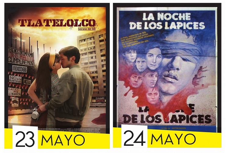  Jueves 23 de mayo. Película: "Tlatelolco: Verano del ´68" (2012. México. Drama) …