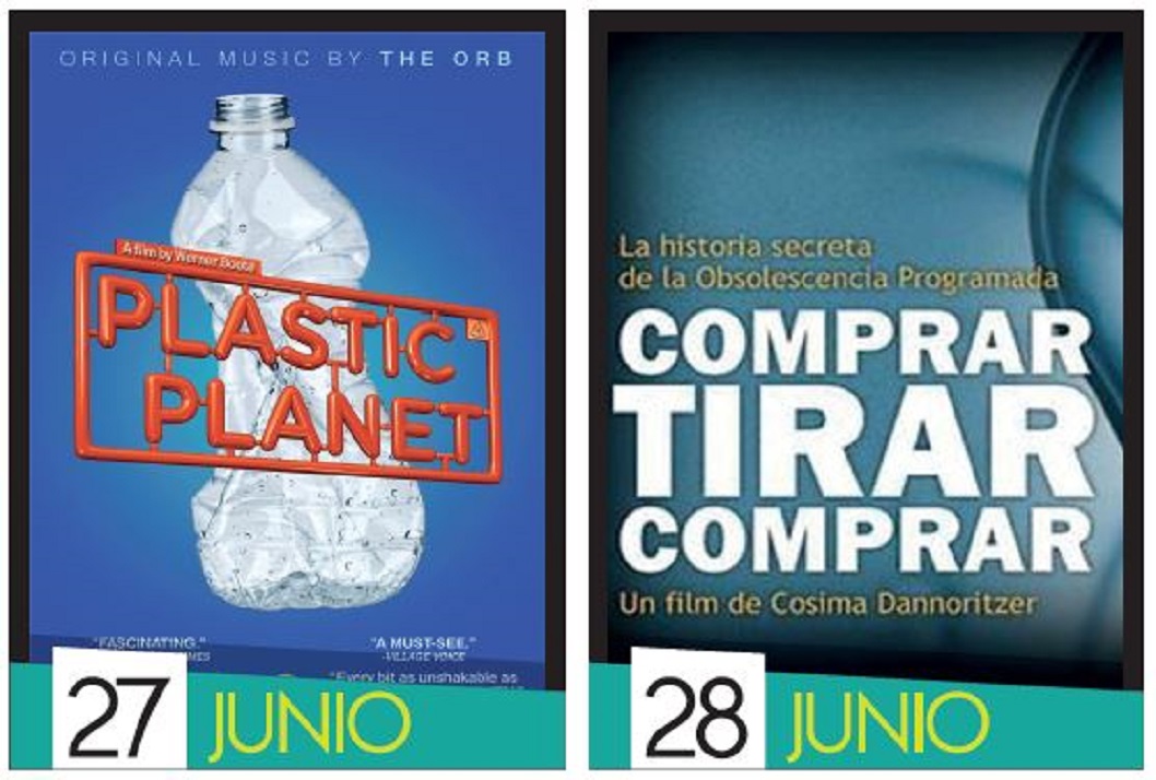  Jueves 27 de junio.  Película: "Plastic Planet." (2010. Alemania. Documental) Viernes …