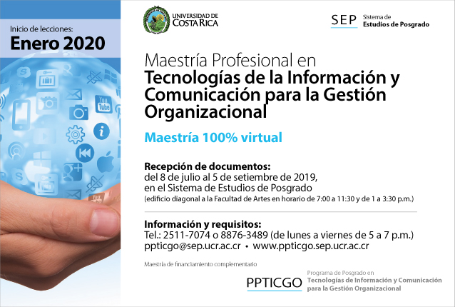  Maestría Profesional en Tecnologías de la Información y Comunicación para la Gestión …
