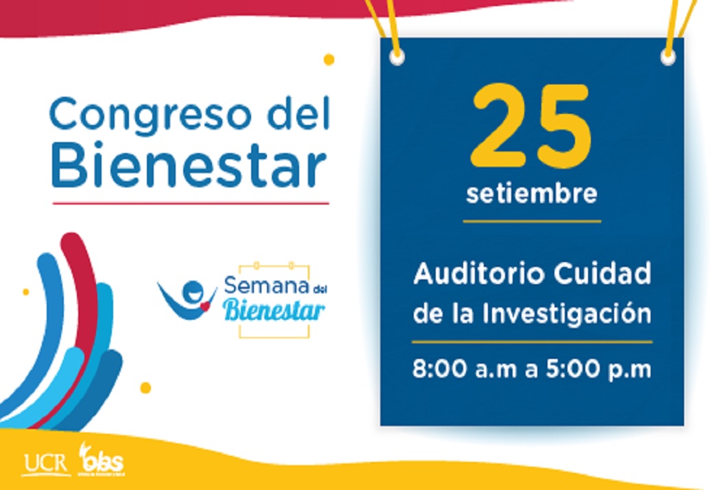  Fecha del Congreso: Miércoles 25 de setiembre, de 8:00 a. m. a 5:00 p. m. en el Auditorio de la …