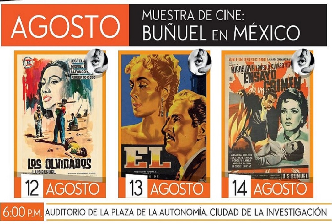  Película y conversatorio  Lunes 12 de agosto. Película: "Los Olvidados." (México. …