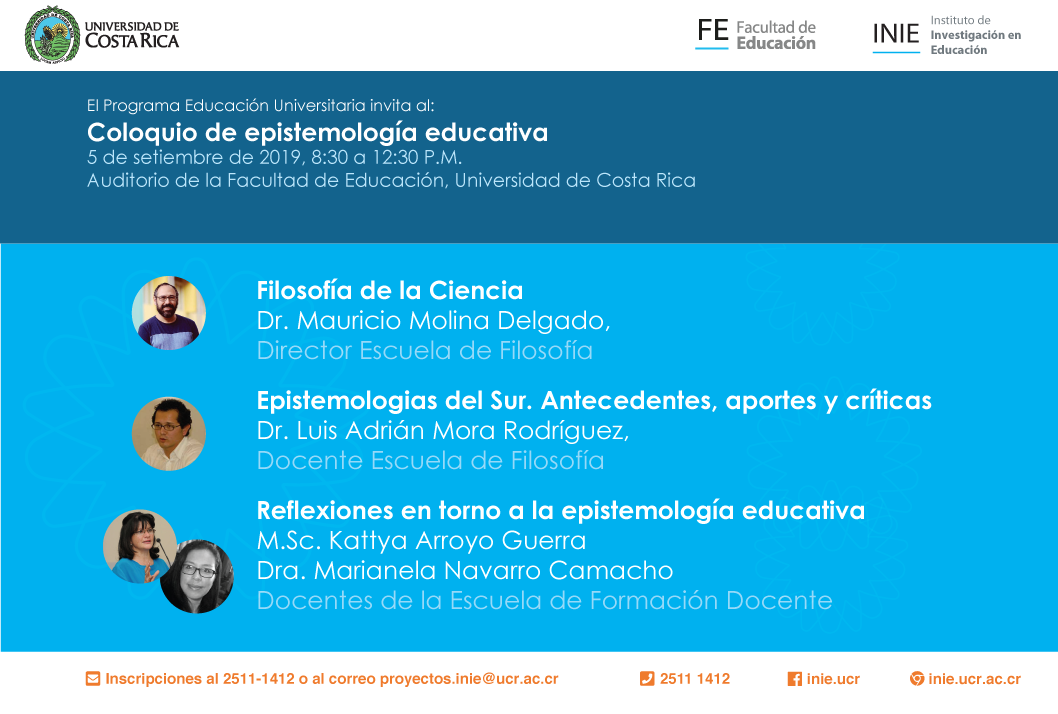  Fecha del Coloquio: jueves 5 de setiembre, de 8:30 a. m. a 12:30 p. m. en el auditorio de la …