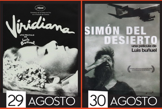  Jueves 29 de agosto.  Película: "Viridiana" (1961. México-España. Drama) Viernes 30 de …