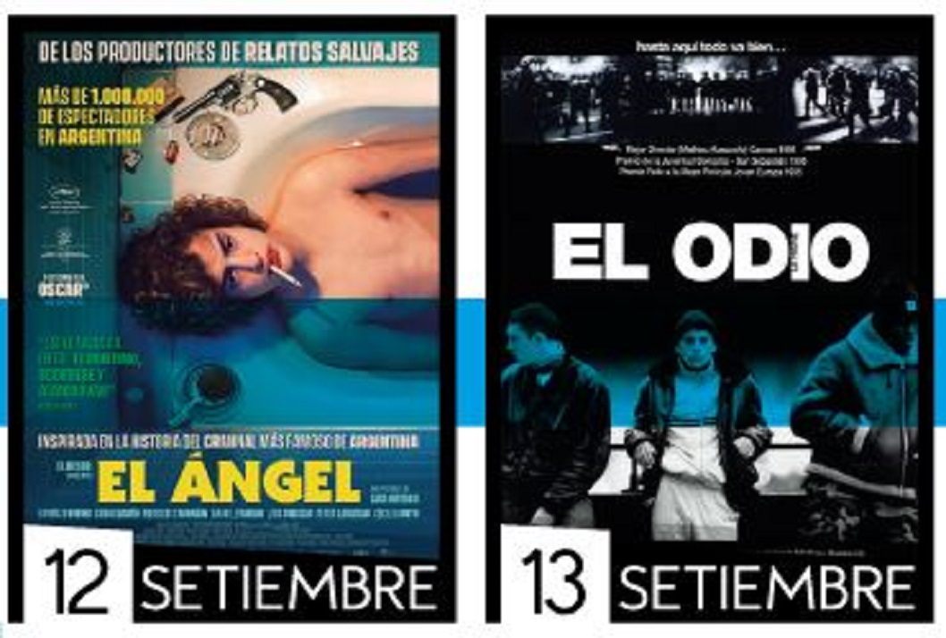  Jueves 12 de setiembre.  Película: "El Ángel." (2018. Argentina. Suspenso) Viernes 13 …
