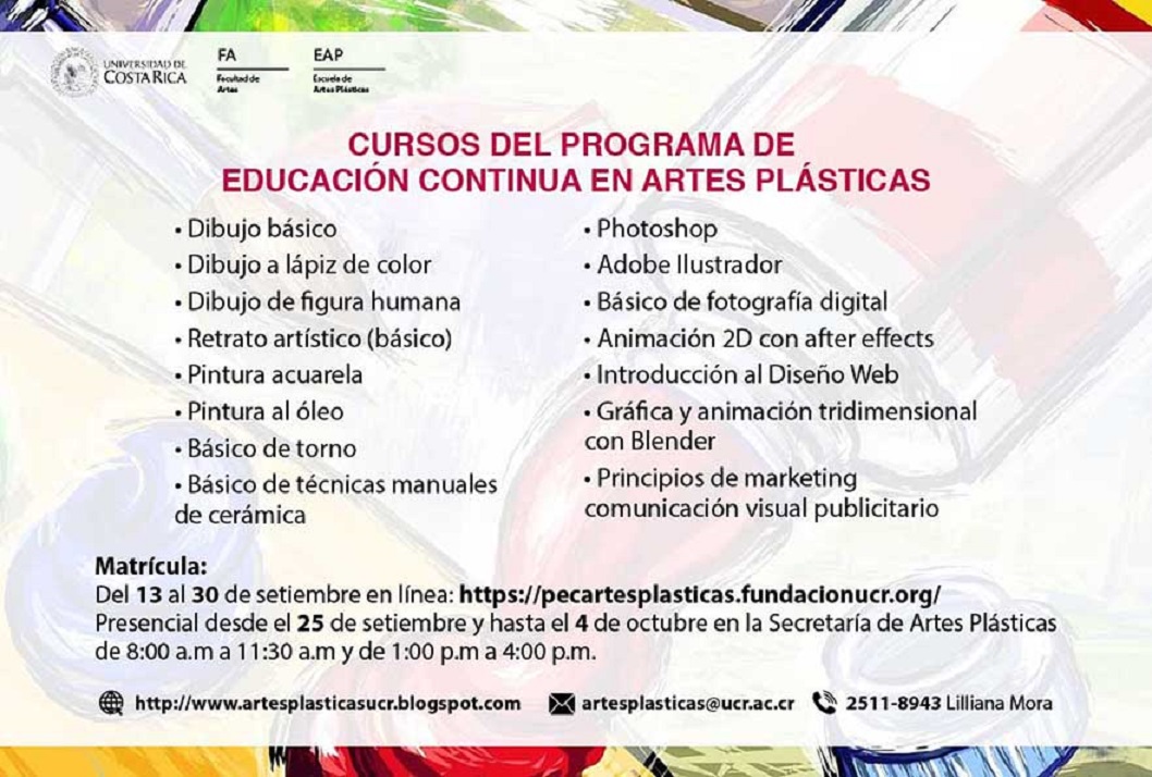  Cursos: Básico de Fotografía Digital / Dibujo básico para mayores de 15 años / Retrato Artístico …
