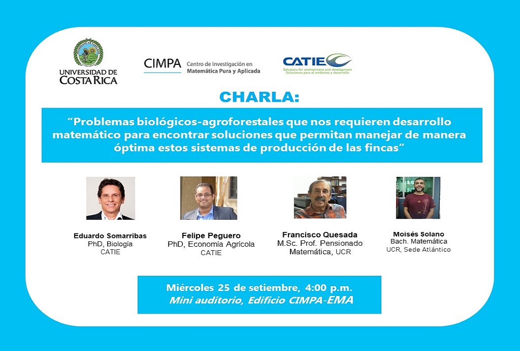  PhD. Eduardo Somarribas, Biología, CATIE PhD. Felipe Peguero, Economía Agrícola, CATIE M.Sc. …